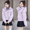 Winter Korean Hooded Bread Jacket Women Parkas Casual Thicke Warm Down Cotton Padded Short Jacket Female Outerwear