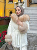 Cotton Lined Furry Fur Collar Belts Jacket Women Long Sleeve Thicken Warm Female Coat Winter Street Casual Outwear