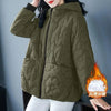 Women's Padded Outerwear Loose Zipper Pocket Winter Down Cotton Clothes 4XL Female Parkas