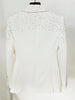 Designer Jacket Women's Slim Fit Single Button Rhinestone Diamonds Beaded Blazer Coats