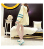 Korean Female Hooded Knitting Cardigan Jacket Retro Lazy Wind Women Loose Fit Sweater Outerwear Spring Autumn Lady Knitwear Coat