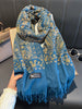 Thick Warm Paisley Pashmina Shawl for Women Cashmere Print Blanket Poncho Travel Wrap Female Winter Scarf