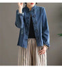 2026New Spring Autumn Denim Jacket Women Single-Breasted Long Sleeve Short Jeans Coat Female Casual Cowboy Overcoat Ladies Tops