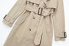 Women's Autumn Slim Trench Coats Solid Turn-Down Collar Long Sleeves Belt Decoration Double Breasted Female Coats