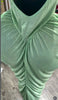 Women High Neck Cutout Back Stacked Ruched Bodycon Midi Maxi Dress Street Sexy Party Education Long Dresses Vestido