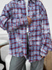 Blouse Women's Shirts Spring Autumn Plaid Long Sleeve Shirt Loose Tops Casual Coat Женский Топ Blusas Mujer Рубашка Женская