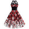 You're My Secret Women Dress Christmas Dress Snow 3D Printing Slip Party Dresses Sexy Rockabilly Dress Female Cosplay Costume