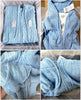 Twisted Flower Knitted Cardigan Sweater Women Autumn Long Sleeve Hooded Zipper Short Coat Streetwear Sweaters Y2K Tops