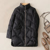 Winter Stand Collar X-Long Women Down Jackets Female Casual Loose Ultra Lightweigh White Duck Down Warm Coat