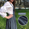 Retro Women's Corduroy Dress Square Neck Casual Medieval Dresses Vestidos Para Mujer