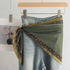 1pcs Retro Triangular Binder Headcloth Women's Niche All-Matching Scarf Jeans Belt Triangular Scarf