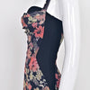 Sexy Vintage Quality Flower Print Gauze Bandage Evening Dress Women Party Bustier Elegant Ladies Vestido Knitted Dresses
