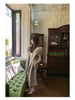 French Lazy Autumn Winter Hooded Double Faced Cashmere Coat Mid Length Real Fox Fur Collar Wool Warm Coat Women