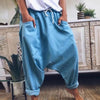 Women's Casual Harem Crotch Pants, Lace-up Harem Pants, Women Trousers, Oversized Hip-hop Streetwear Woman