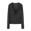 Casual Women's Knit Contrast Fleece Coats Stand Collar Zipper Pockets Full Sleeve Jackets Spring Lady Warm Outwear