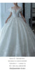 Princess Sexy Crystal Beaded Wedding Dress Puff Tulle White Gown Bride Pregnant Women's Gown with Trailing