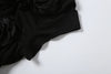 Sexy Applique See Through Dress Women Chic Single-Breasted Turtleneck Patchwork Elegant Party Club Bodycon