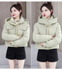 Winter Korean Hooded Bread Jacket Women Parkas Casual Thicke Warm Down Cotton Padded Short Jacket Female Outerwear