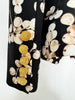 High Street Designer Jacket Women's Slim Fitting Snail Metal Buttons Redcurrant Printed Blazer