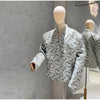 Floral Print Women Blazer Jackets Loose Long Sleeve Pocket Suit Jacket Y2K Streetwear Vintage Casual Outerwear Autumn Outfit