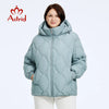 Women's Jacket Winter Plus Size Bio Down Jackets Hooded Quilted Cotton Coat Women Parka Female Clothing Split Hem