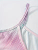 Printed Design Four Seasons Pastel Tie Dye Pattern Print vacation style women's dress