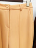 High Street Designer Suit Set Women's Career Double Breasted Blazer Flare Pants Suit 2pcs