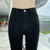 Women Stretch Jeans Lady Slim Skinny Pencil Jeans High Waist Vintage Pants Girls Leggings Straight Leg Korea Trousers