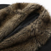 Women's Warm Faux Fur Spliced Cotton Coats Loose Lapel Long Sleeve Pockets Thicken Jacket Winter Lady Chic Outwear