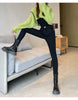Skinny Women's Warm Jeans Winter Thicken Fleece Stretch High Waist Pencil Pants Korean Black Blue Gray Velvet Leggings