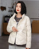 Janveny 90% White Duck Down Jacket Women Ultra Light Down Coat Casual Loose Stand-Up Collar Clothes Waterproof Windproof Outwear