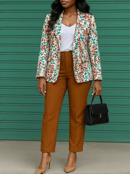 2 Piece Women Sets L-3XL Plus Size Matching Sets Big Size 3XL Two Pieces Sets Top And Pants Suits Outfits Clothing