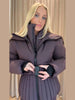 Women Peplum Ski Jackets Hooded Stand Collar Belt Waist Zipper Solid Puffer Jacket Sheath Warm Sport Winter Skiwear