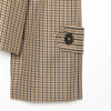 Chic Plaid Loose Women's Trench Coat Vintage Turndown Collar Double Breasted Lace-up Lady Jacket Autumn Female Outwear