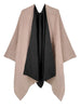 Women Poncho Winter Warm Shawl Double Sided Designer Thickening Blanket Scarf Female Cloak Cashmere Pashmina Cape Stole