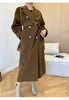 101801 Women Coat Winter Women's Jacket 10% Cashmere 90% Wool Classic Camel Wool Coat