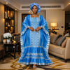 Plus Size African Clothes for Women African Dashiki Ankara Embroidery Robe Bazin Design Wedding Party Dresses