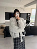 Women Autumn Furry Sweater Coat Single Button Design Knitted Warm Coat Thick Cardigans Clothes Tops For Women Sweater