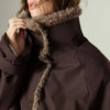 Women Coats Winter Oxford Fabric 3-in-1 Protection Cashmere-like Thickened Warm Plush Cotton Coats