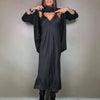 Autumn Soft Loose Sets Women 2 Pieces Long Sleeve Pullover Sweater + Lace Sexy Vest Dresses Two-piece Set Elegant Dress Outfits