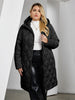 Women's Winter Jacket Plus Size Women Parka Long Thick Bio Down Jackets Hooded Diamond Quilted Coat Female Clothing