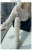 100% Mink Cashmere Knitted Feet Pants Women's Elastic Waist Slim Trousers Warm Joker Radish Pants Autumn Thick Leggings