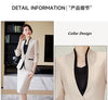 Apricot Suits Women Autumn Temperament Business Formal Blazer And Skirt Sets Office Ladies Work Wear Black