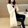 Spring Autumn New2025 Sweater Jacket Women Casual Warm Long Design Female Knitted Sweater Coat Cardigan Sweater Lady Top