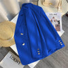 Women's Blazer Spring Autumn Korean Long Sleeve Office Straight Suit Jacket Casual Loose Street Blazers Coats