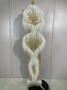 Sparkly Pearl Tassel Mesh See Through Long Dress Women Sexy Birthday Prom Party Nightclub Singer Stage Costume