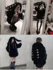 Winter Sweet Cute Kawaii Soft Thick Warm White Faux Fur Coat Women with Bunny Ears Cute Fluffy Jacket Hoodie