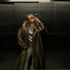 Vintage Solid Women Faux Fur Long Coat Full Sleeve Cardigan Warm Fluffy Plush Overcoat Winter Lady Street Outerwear
