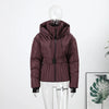 Casual Hoodie Thicken Belts Coats Women Solid Full Sleeve Stand Collar Closed Zippers Coat Female Winter Lady Outwears