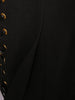 Solid Patchwork Bandage Designer Coat for Women Notched Collar Long Sleeve Spliced Irrgular Metal Buckles Slim Jacket Female